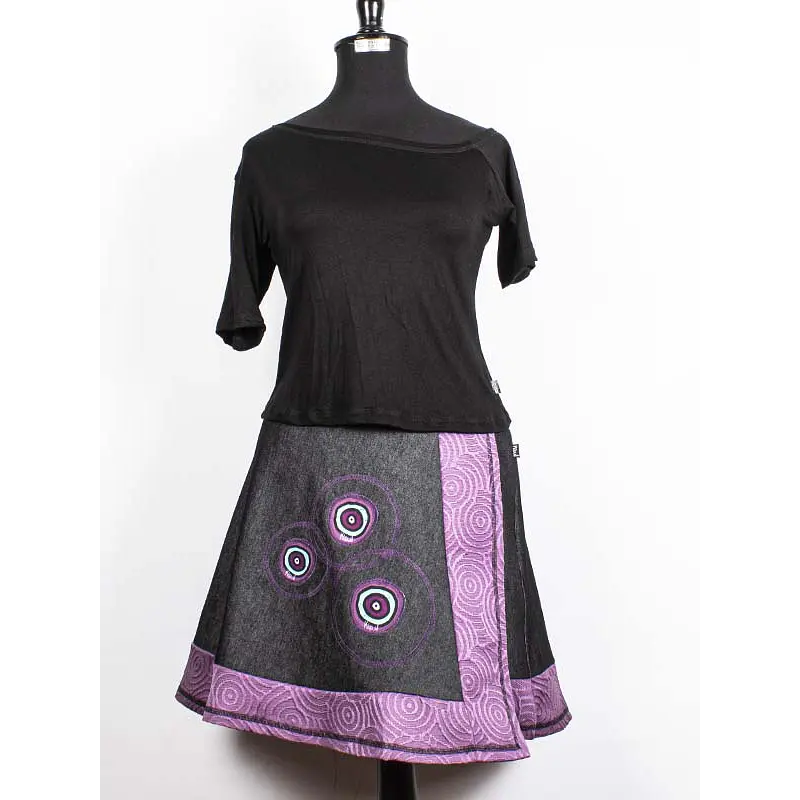 Falda pareo corta, colores KS6 KS8