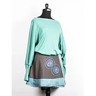 Falda pareo corta, colores KS6 KS8 3