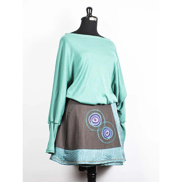 Falda pareo corta, colores KS6 KS8 3