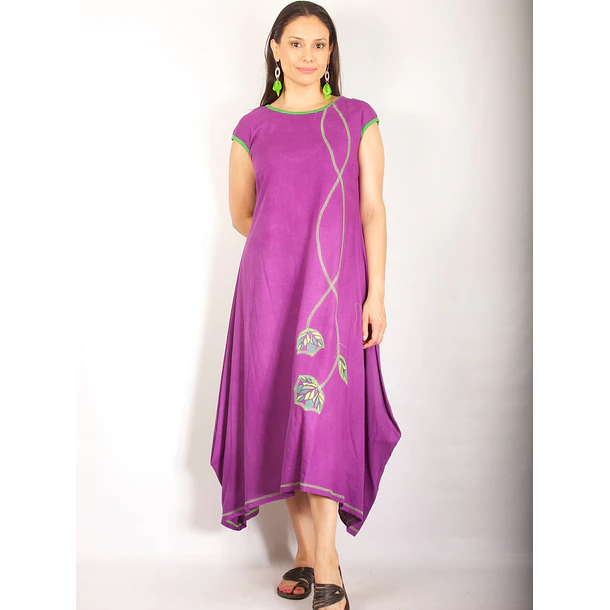 Vestido  lino Anelei ks6 4