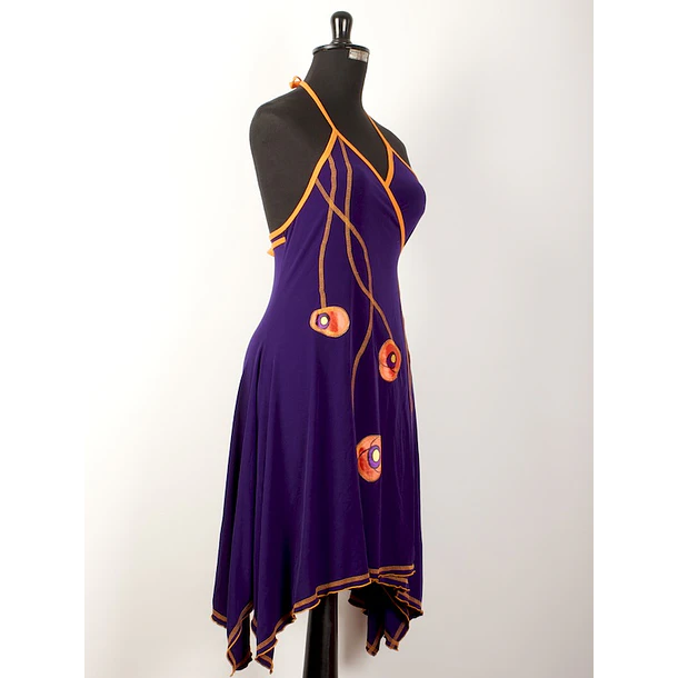 Vestido doble cruce pabilos   s-m ks7 1