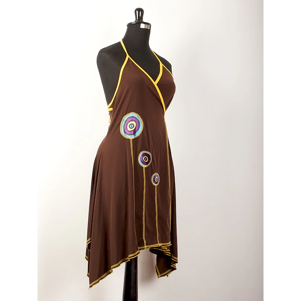Vestido doble cruce pabilos   s-m ks7 4
