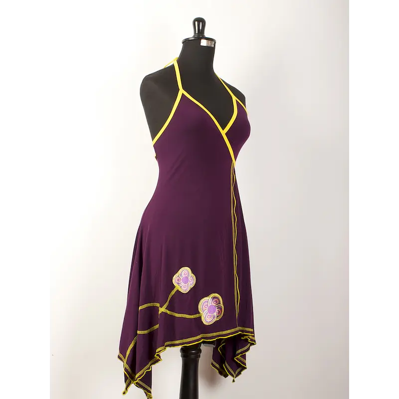 Vestido doble cruce pabilos   M-L   ks7