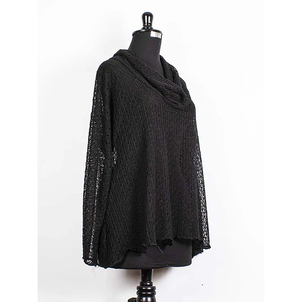 Tejido Calado Aretha NEGRO KS8 1
