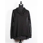 Tejido Calado Aretha NEGRO KS8 2