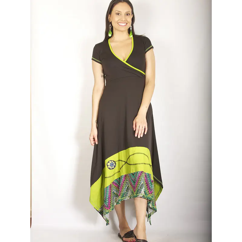 Vestido Sesasi Sale NEGRO SOLO S K28-KS9 kve583