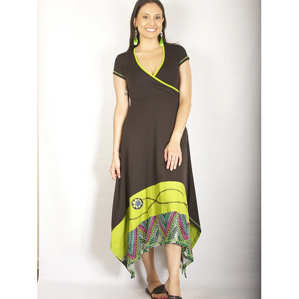 Vestido Sesasi Sale NEGRO SOLO S K28-KS9 kve583 2