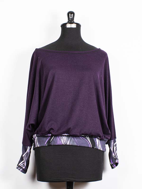 Poleron Etro algodón MORADO KS9