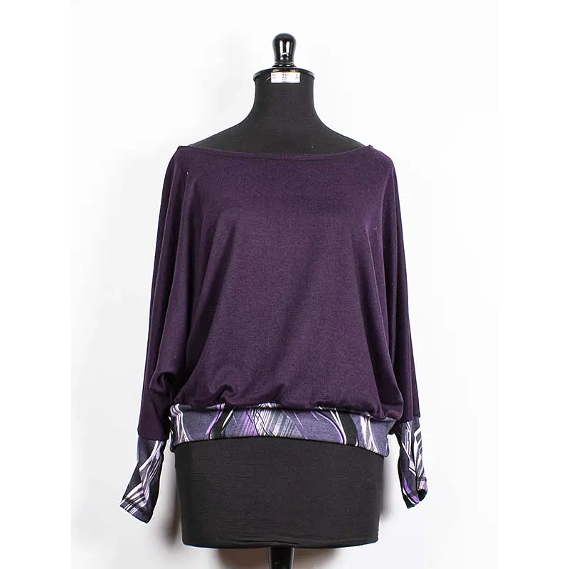 Poleron Etro algodón MORADO KS9