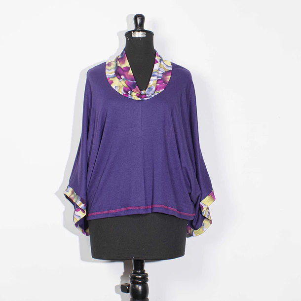 Poleron Tayu morado aldodon ks10 1