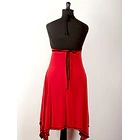 Vestido doble cruce rojo pabilos Talla S KS10 3