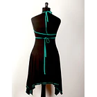 Vestido doble cruce rojo pabilos Talla S KS10- 2