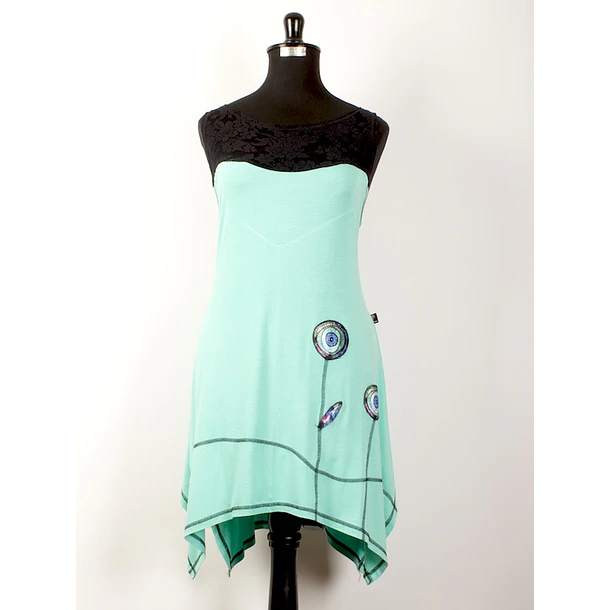 vestido Verde Talla M KS10 1