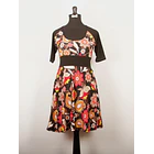 Vestido lycra fría TONOS TIERRA talla S-L  KS10 2