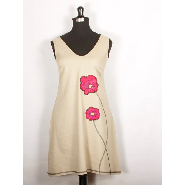 Vestido Lino corto colores KS5 4