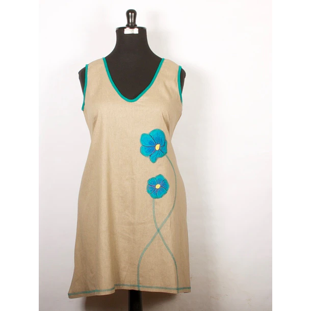 Vestido Lino corto colores KS5 8