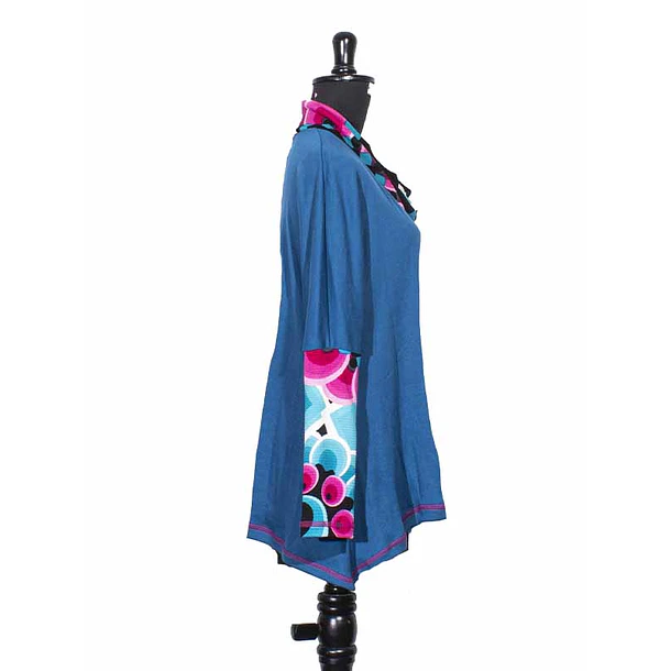 Poleron Alerce algodón azul 4