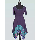 Vestido Kuyan morado SALE KS8 1