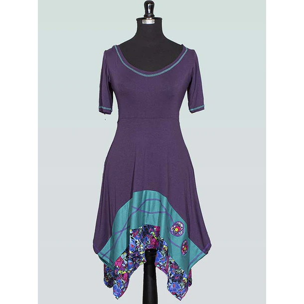 Vestido Kuyan morado SALE KS8 1