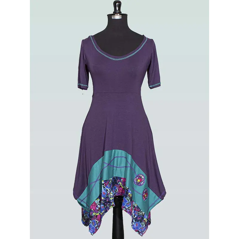 Vestido Kuyan morado SALE KS8