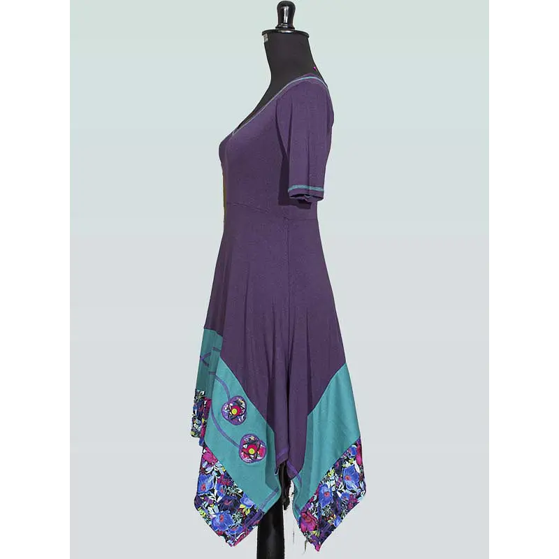 Vestido Kuyan morado SALE KS8
