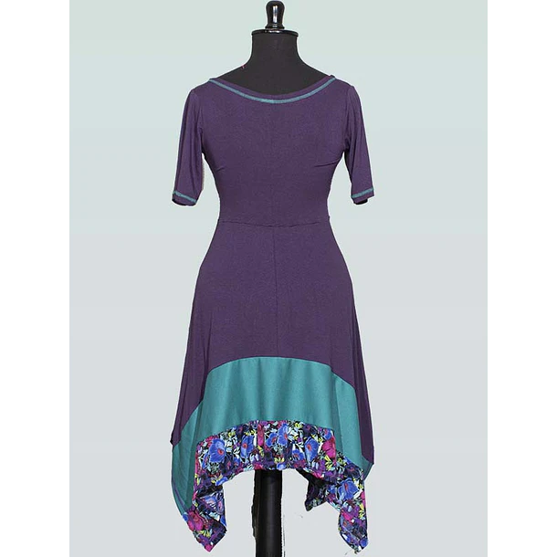 Vestido Kuyan morado SALE KS8 3