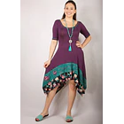 Vestido Kuyan morado SALE KS8 6