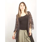 Tapado kimono gasas varias 3/4  ks7 1
