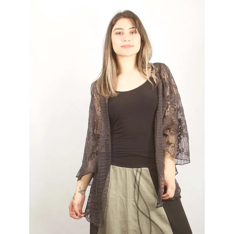 Tapado kimono gasas varias 3/4  ks7