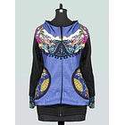 Poleron Franela pretina azul solo S/M KS10 2