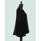 Blusa Fer cuadrada negro y crudo 4