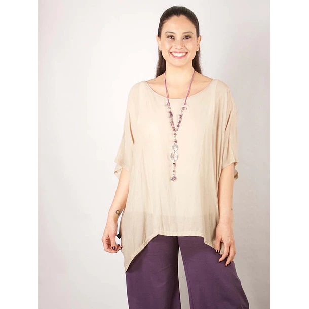 Blusa Fer cuadrada con tajali KS20 1