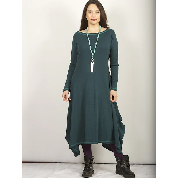 Vestido globo en algodòn pima k6 2
