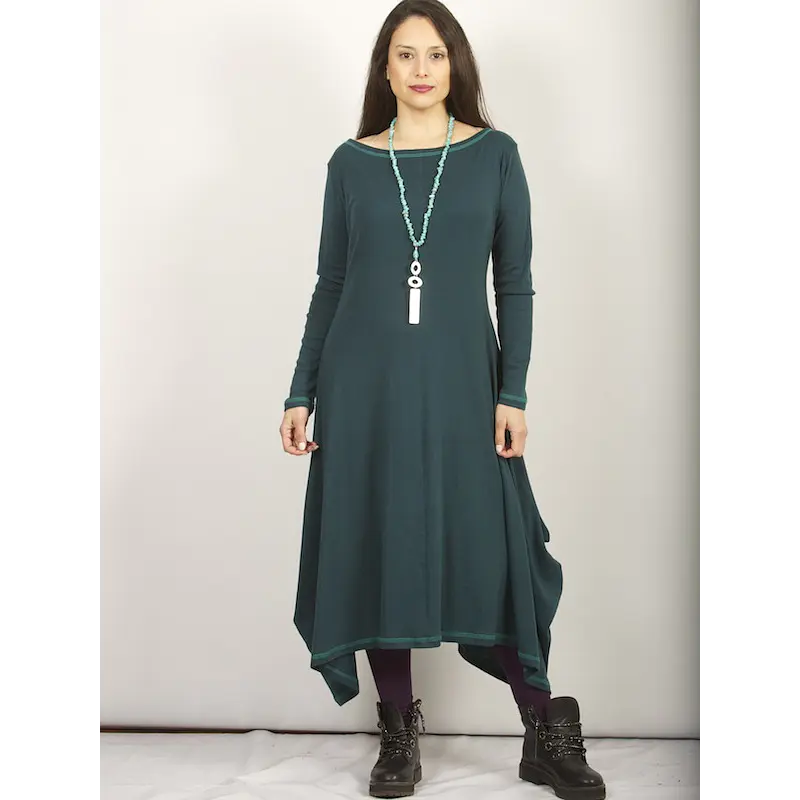 Vestido globo en algodòn pima k6