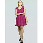 Vestido Gia algodón pima Carmin KS9 5