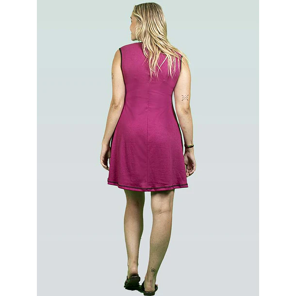 Vestido Gia algodón pima Carmin KS9 6