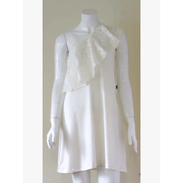 Vestido asimétrico encaje ks7 5