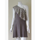 Vestido asimétrico encaje ks7 1