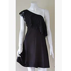 Vestido asimétrico encaje ks7 4