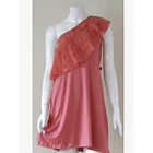 Vestido asimétrico encaje ks7 6