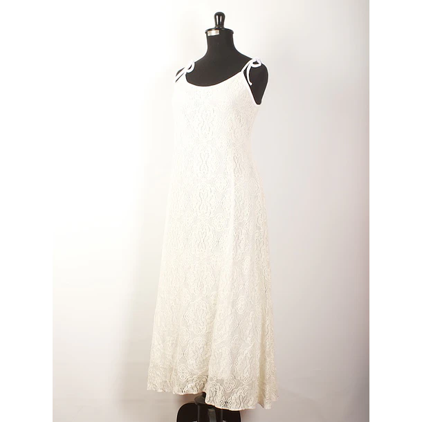 Vestido largo Irina Macrame talla S-M KS20 3