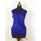 Polera doble clic cruce drapeada k28 7