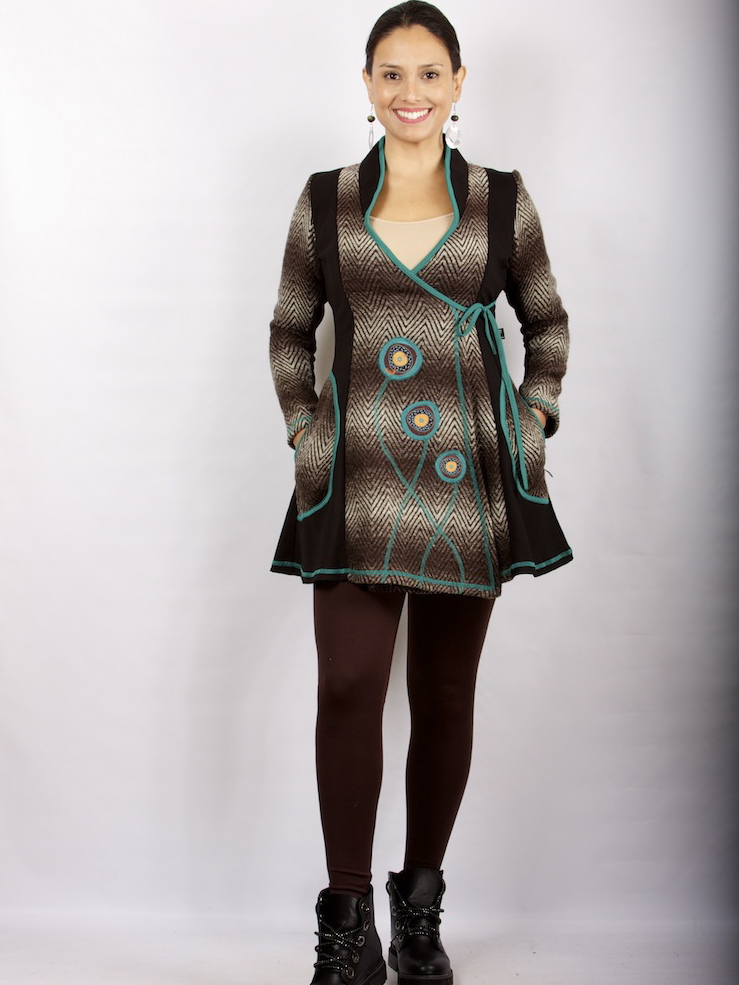 Chaquetón Frida café SALE SOLO TALLA S KS1
