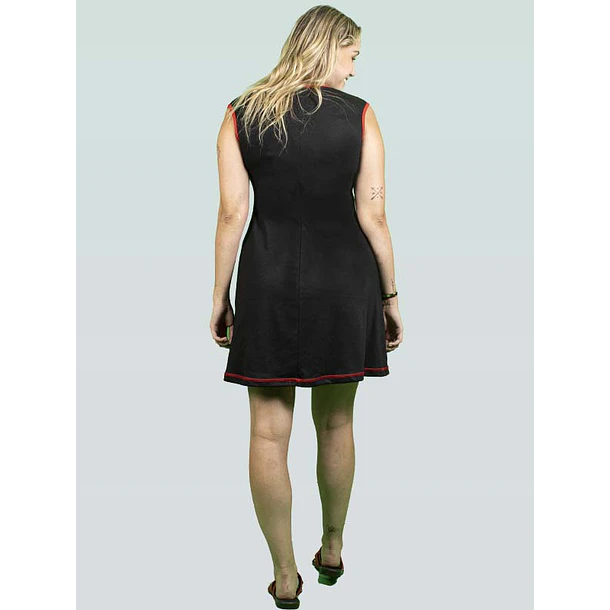 Vestido Gia Negro algodón pima SALE SOLO S-M KS9 4