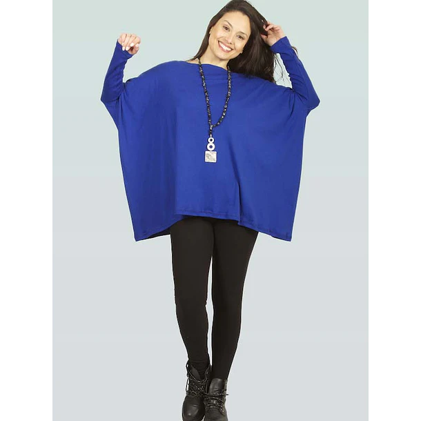 Poleron Oversize Kaia COLORES L-3XL PIMA RV 3