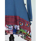 Poleron Rauli algodón pima AZUL sc 5