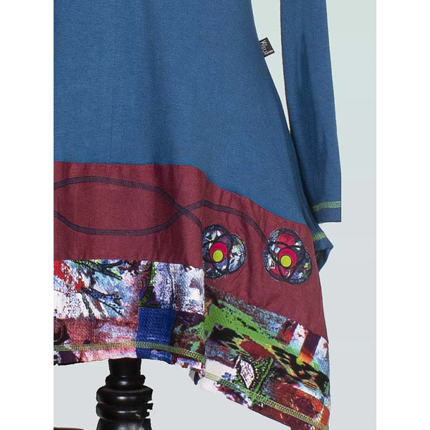 Poleron Rauli algodón pima AZUL sc 5