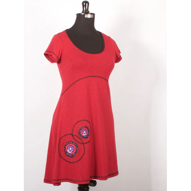 Vestido Vania S/M CARMÍN K3 KS8.   1