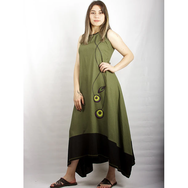 Vestido Tupahue lino Sale solo S k16 y ks20 1
