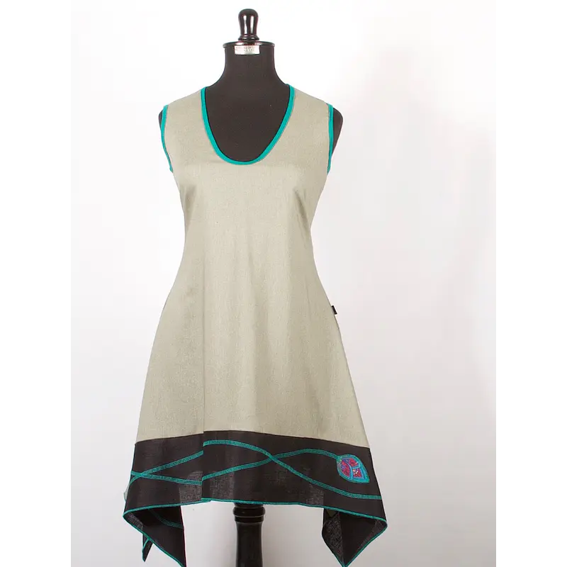 Vestido Giglia kaki k16. 
